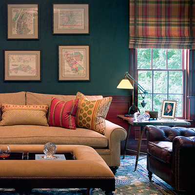 Transitional Library Interior Design