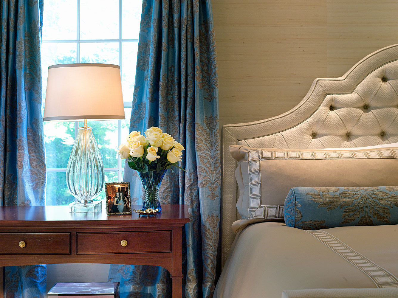 Transitional Master Bedroom Interior